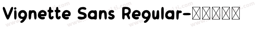 Vignette Sans Regular字体转换